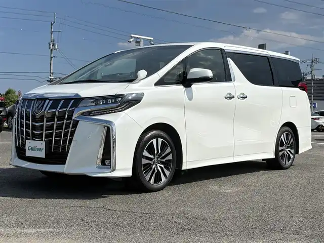 トヨタ アルファード S Cパッケージ 徳島県 2022(令4)年 4.8万km ホワイトパールクリスタルシャイン ツインムーンルーフ/ALPINE11型ナビ/　（フルセグTV/Apple CarPlay/Bluetooth/DVD）/ALPINEフリップダウンモニター/バックカメラ /トヨタセーフティセンス/・レーダークルーズコントロール/・ブラインドスポットモニター/両側パワースライドドア/パワーバックドア /全席パワーシート /シートヒーター（D+N席）/エアシート （D+N席）/ステアリングヒーター/前後ドライブレコーダー/デジタルインナーミラー/純正LEDヘッドライト/オートブレーキホールド/純正18AW/ETC/プッシュスタート/スマートキーフルセグテレビ