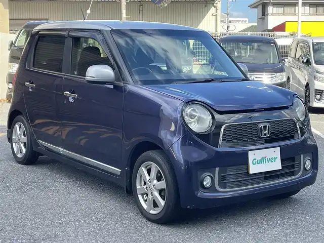 ホンダ Ｎ ＯＮＥ プレミアム Lパッケージ 千葉県 2013(平25)年 6.4万km プレミアムブルームーンパール ワンオーナー/純正オーディオ【CD、AUX、AM、FM】/純正14インチアルミホイール/純正フロアマット/オートライト/フォグ/プッシュスタート/アイドリングストップ/スマートキー×２/ドアバイザー/保証書/取説
