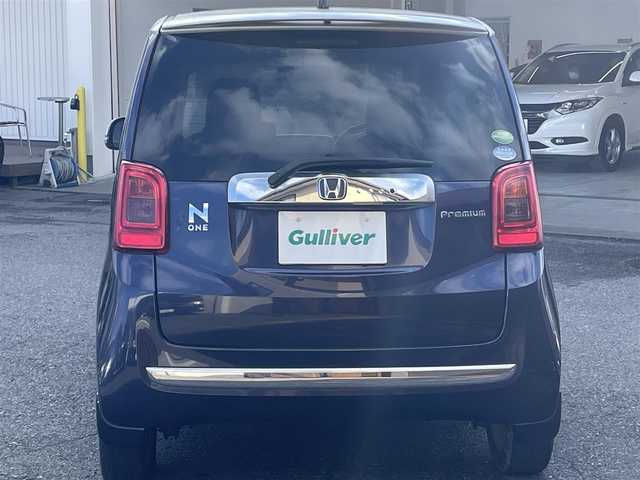 ホンダ Ｎ ＯＮＥ プレミアム Lパッケージ 千葉県 2013(平25)年 6.4万km プレミアムブルームーンパール ワンオーナー/純正オーディオ【CD、AUX、AM、FM】/純正14インチアルミホイール/純正フロアマット/オートライト/フォグ/プッシュスタート/アイドリングストップ/スマートキー×２/ドアバイザー/保証書/取説