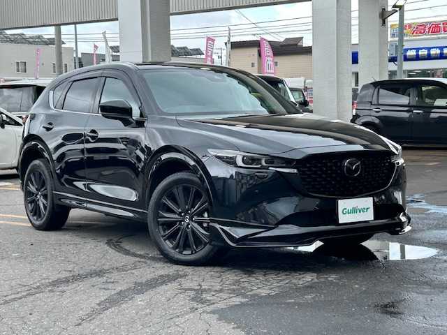 マツダ ＣＸ－５ XD スポーツアピアランス 道東・釧路十勝 2023(令5)年 4.5万km ジェットブラックマイカ ４WD/純正ナビ/CD/DVD/BT/MSV/USB/フルセグTV/全方位モニター/黒レザーシート/シートヒーター/パワーバックドア /ブラインドスポットモニター/ステアリングヒーター/パドルシフト/コーナーセンサー/革巻ステアリング/ETC/ドアバイザー/オートライト