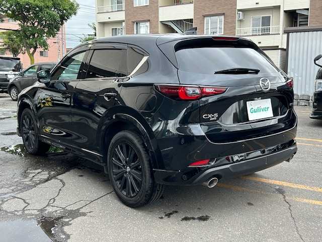 マツダ ＣＸ－５ XD スポーツアピアランス 道東・釧路十勝 2023(令5)年 4.5万km ジェットブラックマイカ ４WD/純正ナビ/CD/DVD/BT/MSV/USB/フルセグTV/全方位モニター/黒レザーシート/シートヒーター/パワーバックドア /ブラインドスポットモニター/ステアリングヒーター/パドルシフト/コーナーセンサー/革巻ステアリング/ETC/ドアバイザー/オートライト