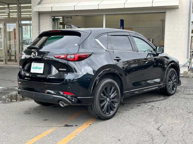 マツダ ＣＸ－５ XD スポーツアピアランス 道東・釧路十勝 2023(令5)年 4.5万km ジェットブラックマイカ ４WD/純正ナビ/CD/DVD/BT/MSV/USB/フルセグTV/全方位モニター/黒レザーシート/シートヒーター/パワーバックドア /ブラインドスポットモニター/ステアリングヒーター/パドルシフト/コーナーセンサー/革巻ステアリング/ETC/ドアバイザー/オートライト