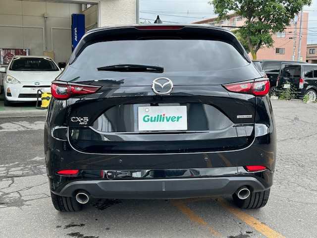 マツダ ＣＸ－５ XD スポーツアピアランス 道東・釧路十勝 2023(令5)年 4.5万km ジェットブラックマイカ ４WD/純正ナビ/CD/DVD/BT/MSV/USB/フルセグTV/全方位モニター/黒レザーシート/シートヒーター/パワーバックドア /ブラインドスポットモニター/ステアリングヒーター/パドルシフト/コーナーセンサー/革巻ステアリング/ETC/ドアバイザー/オートライト