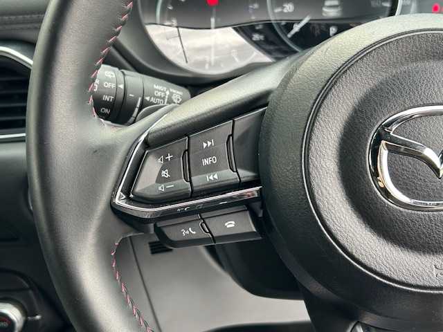 マツダ ＣＸ－５ XD スポーツアピアランス 道東・釧路十勝 2023(令5)年 4.5万km ジェットブラックマイカ ４WD/純正ナビ/CD/DVD/BT/MSV/USB/フルセグTV/全方位モニター/黒レザーシート/シートヒーター/パワーバックドア /ブラインドスポットモニター/ステアリングヒーター/パドルシフト/コーナーセンサー/革巻ステアリング/ETC/ドアバイザー/オートライト