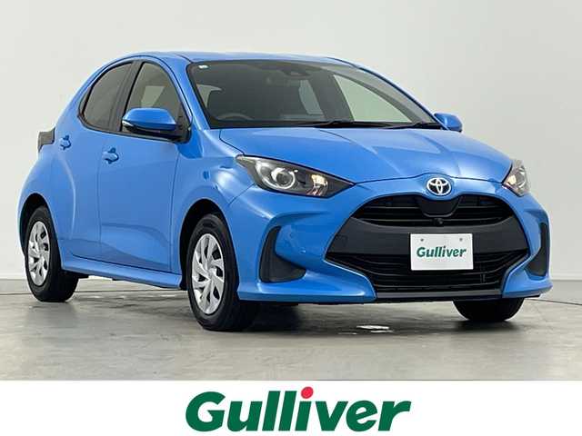 トヨタ ヤリス ハイブリッド G 岐阜県 2020(令2)年 3.3万km シアンM 純正ディスプレイオーディオ/　(AM/FM/MiraCast)/全方位カメラ/プリクラッシュセーフティ/レーダークルーズコントロール/レーンキープアシスト/コーナーセンサー/オートハイビーム/ビルトインETC/フロアマット/スマートキー