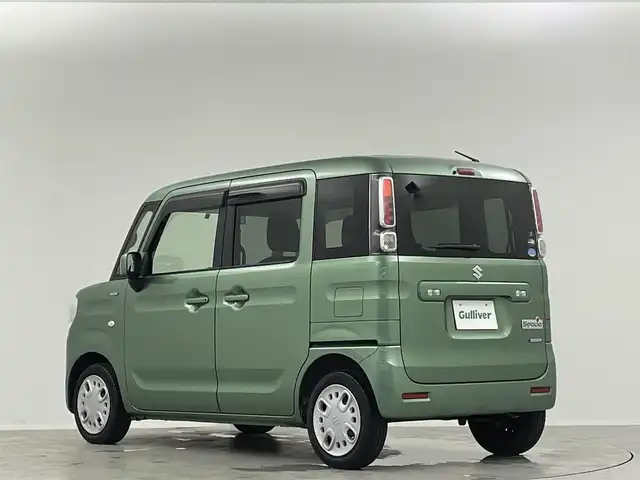 スズキ スペーシア HYBRID G 埼玉県 2019(令1)年 3.3万km ツールグリーンパールメタリック 両側スライドドア　パナソニック　ストラーダ　社外ナビ　Ｂｌｕｅｔｏｏｔｈ　ワンセグＴＶ　ＥＴＣ　スマートキー　プッシュスタート　オートライト　アイドリングストップ　フロアマット　ドアバイザー