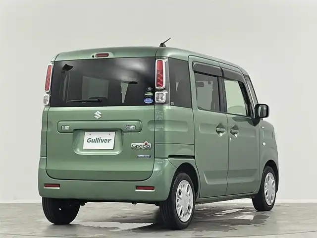 スズキ スペーシア HYBRID G 埼玉県 2019(令1)年 3.3万km ツールグリーンパールメタリック 両側スライドドア　パナソニック　ストラーダ　社外ナビ　Ｂｌｕｅｔｏｏｔｈ　ワンセグＴＶ　ＥＴＣ　スマートキー　プッシュスタート　オートライト　アイドリングストップ　フロアマット　ドアバイザー