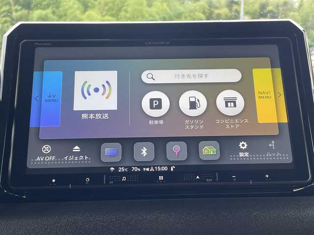 スズキ ジムニー シエラ JC 熊本県 2023(令5)年 1.1万km ブルーイッシュブラックパール3 ワンオーナー/パートタイム4WD/社外8インチナビ/【フルセグTV/CD/DVD/Bluetooth/ラジオ】/バックカメラ/クルーズコントロール/レーダーブレーキサポート/レーンアシスト/ダウンヒルアシスト/アイドリングストップ/横滑り防止機能/前席シートヒーター/純正15インチAW/背面タイヤ/前後ドライブレコーダー（ZDR035）/オートライト/LEDヘッドライト/フォグランプ/純正フロアマット/革巻きステアリング/ステアリングスイッチ/保証書/取扱説明書