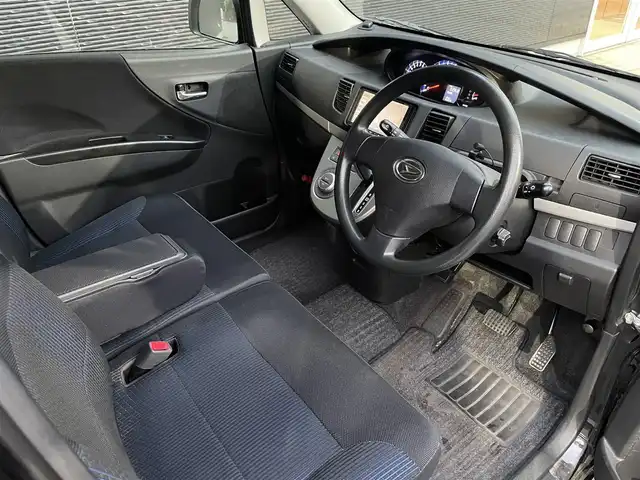 ダイハツ ムーヴ カスタム X 大分県 2009(平21)年 9.4万km 黒 取扱説明書/社外ナビ/Bluetooth/ワンセグテレビ/CD/DVD再生機能有/AUX/USB/電動格納ミラー/リアフォグランプ/ETC