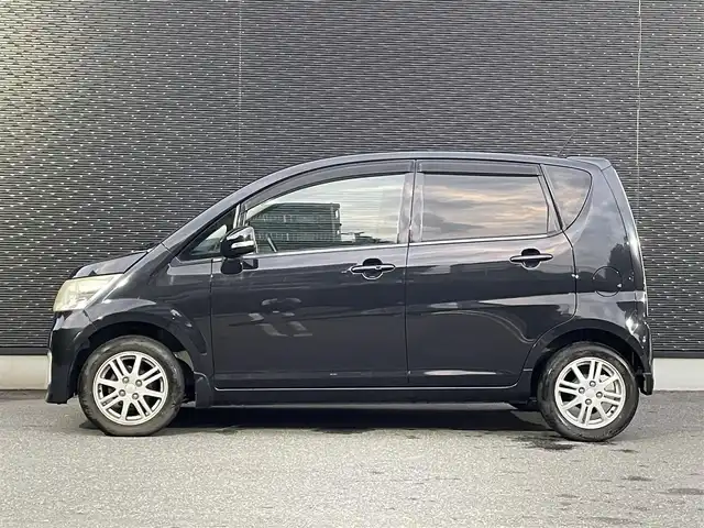 ダイハツ ムーヴ カスタム X 大分県 2009(平21)年 9.4万km 黒 取扱説明書/社外ナビ/Bluetooth/ワンセグテレビ/CD/DVD再生機能有/AUX/USB/電動格納ミラー/リアフォグランプ/ETC
