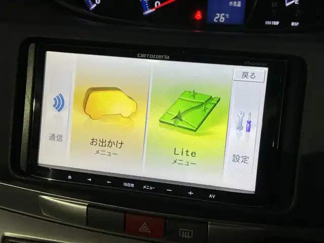 ダイハツ ムーヴ カスタム X 大分県 2009(平21)年 9.4万km 黒 取扱説明書/社外ナビ/Bluetooth/ワンセグテレビ/CD/DVD再生機能有/AUX/USB/電動格納ミラー/リアフォグランプ/ETC