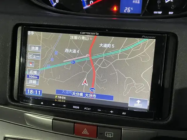 ダイハツ ムーヴ カスタム X 大分県 2009(平21)年 9.4万km 黒 取扱説明書/社外ナビ/Bluetooth/ワンセグテレビ/CD/DVD再生機能有/AUX/USB/電動格納ミラー/リアフォグランプ/ETC