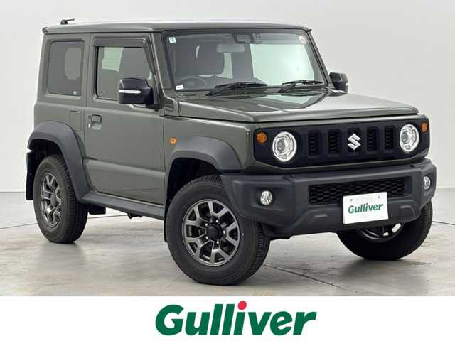 スズキ ジムニー シエラ JC 福岡県 2018(平30)年 1.6万km ジャングルグリーン 純正８型ナビ／フルセグＴＶ　/バックカメラ　/ビルトインＥＴＣ　/前方ドラレコ　/クルーズコントロール　/衝突軽減ブレーキ　/レーンキープ　/ヒルディセントコントロール　/シートヒーター　/ヒーテッドドアミラー　/ＬＥＤヘッドライト