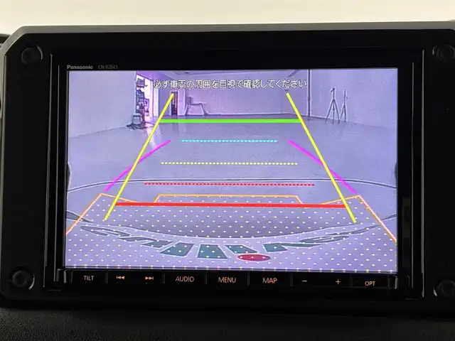 スズキ ジムニー シエラ JC 福岡県 2018(平30)年 1.6万km ジャングルグリーン 純正８型ナビ／フルセグＴＶ　/バックカメラ　/ビルトインＥＴＣ　/前方ドラレコ　/クルーズコントロール　/衝突軽減ブレーキ　/レーンキープ　/ヒルディセントコントロール　/シートヒーター　/ヒーテッドドアミラー　/ＬＥＤヘッドライト