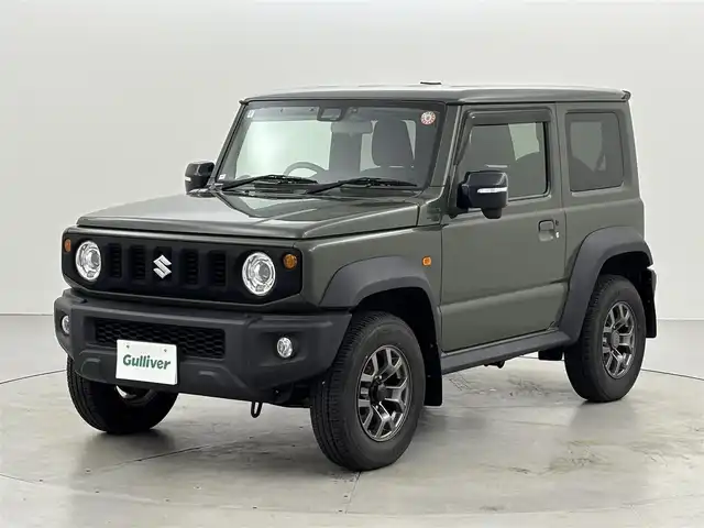 スズキ ジムニー シエラ JC 福岡県 2018(平30)年 1.6万km ジャングルグリーン 純正８型ナビ／フルセグＴＶ　/バックカメラ　/ビルトインＥＴＣ　/前方ドラレコ　/クルーズコントロール　/衝突軽減ブレーキ　/レーンキープ　/ヒルディセントコントロール　/シートヒーター　/ヒーテッドドアミラー　/ＬＥＤヘッドライト