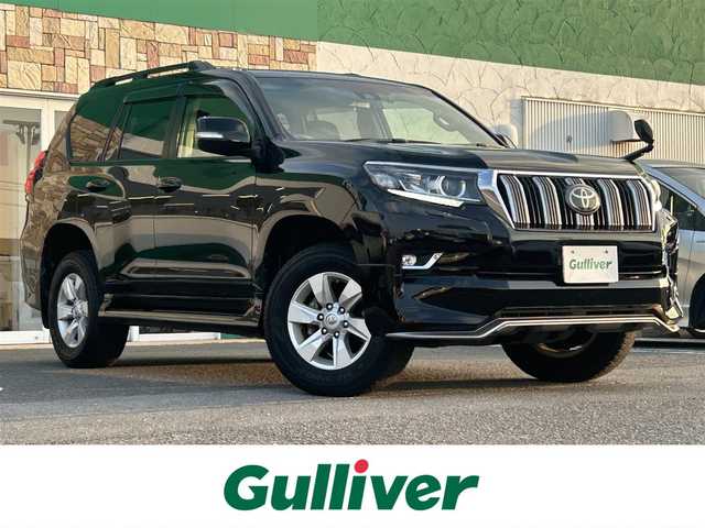 トヨタ ランドクルーザー プラド TX 徳島県 2017(平29)年 3.5万km ブラック トヨタセーフティセンス　/サンルーフ　/純正ナビゲーション/（フルセグ/CD/DVD/SD/Bluetooth）　/バックモニター　/１７インチアルミホイール　/LEDヘッドライト/オートライト/ビルトインＥＴＣ　/ドライブレコーダー　/プッシュスタート/スマートキー/スペアキー　/プッシュスタート　/純正フロアマット/ステアリングリモコン/カーテンエアバック