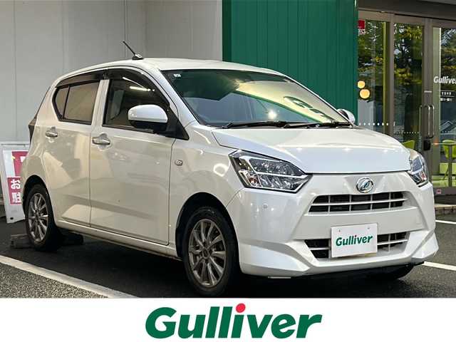 ダイハツ ミラ イース X リミテッド SAⅢ 京都府 2019(令1)年 10万km パールホワイトⅢ 純正7インチナビ/フルセグ/Bluetooth/CD・DVD/衝突軽減装置/バックカメラ/ETC/禁煙車/クリアランスソナー/LEDヘッドライト/アイドリングストップ/電動格納ミラー