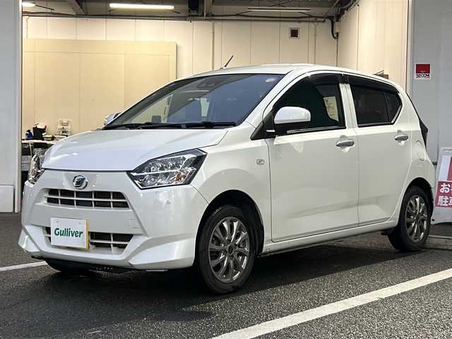 ダイハツ ミラ イース X リミテッド SAⅢ 京都府 2019(令1)年 10万km パールホワイトⅢ 純正7インチナビ/フルセグ/Bluetooth/CD・DVD/衝突軽減装置/バックカメラ/ETC/禁煙車/クリアランスソナー/LEDヘッドライト/アイドリングストップ/電動格納ミラー