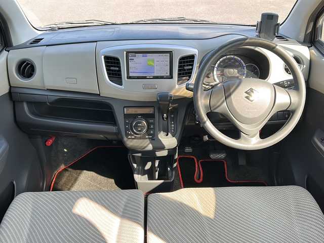 スズキ ワゴンＲ FX 茨城県 2014(平26)年 8.1万km ミステリアスバイオレットパール HDDナビ/フルセグTV/DVD/CD/FM/AM/アイドリングストップ/AAC/ハロゲンヘッドライト/ETC/エアバック