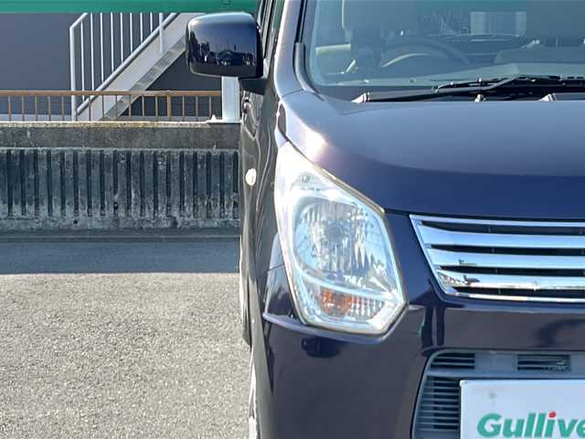 スズキ ワゴンＲ FX 千葉県 2014(平26)年 8.1万km ミステリアスバイオレットパール HDDナビ/DVD/CD/FM/AM/アイドリングストップ/AAC/ハロゲンヘッドライト/ETC/Wエアバッグ