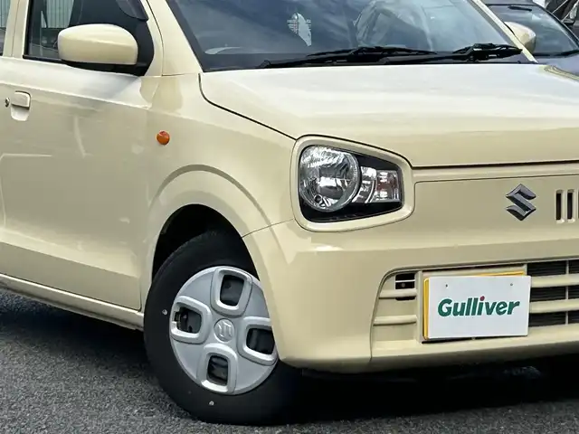 スズキ アルト L 静岡県 2021(令3)年 0.8万km アイボリー ユーザー買取車両/ベンチシート/シートヒーター/衝突被害軽減ンシステム/純性フロアマット/リモコンキー/スペアキー×1/アイドリングストップ/保証書/取扱説明書
