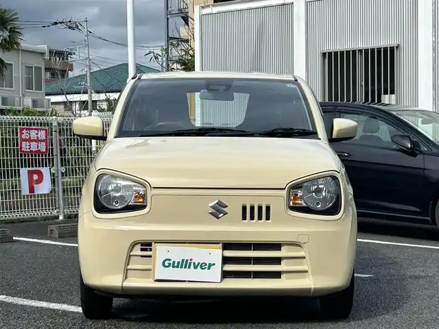 スズキ アルト L 静岡県 2021(令3)年 0.8万km アイボリー ユーザー買取車両/ベンチシート/シートヒーター/衝突被害軽減ンシステム/純性フロアマット/リモコンキー/スペアキー×1/アイドリングストップ/保証書/取扱説明書