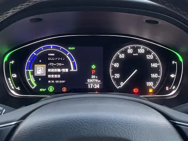 ホンダ インサイト EX 山梨県 2019(平31)年 3.5万km コスミックブルーメタリック 純正メモリナビ/純正CD/Bluetooth接続/フルセグTV/バックカメラ/ETC2.0/前後ドライブレコーダー/前席パワーシート/前席シートヒーター/ハーフレザー調シート/アダプティブクルーズコントロール/スペアキー1本/取扱説明書/保証書