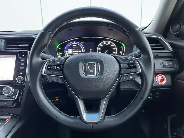 ホンダ インサイト EX 山梨県 2019(平31)年 3.5万km コスミックブルーメタリック 純正メモリナビ/純正CD/Bluetooth接続/フルセグTV/バックカメラ/ETC2.0/前後ドライブレコーダー/前席パワーシート/前席シートヒーター/ハーフレザー調シート/アダプティブクルーズコントロール/スペアキー1本/取扱説明書/保証書