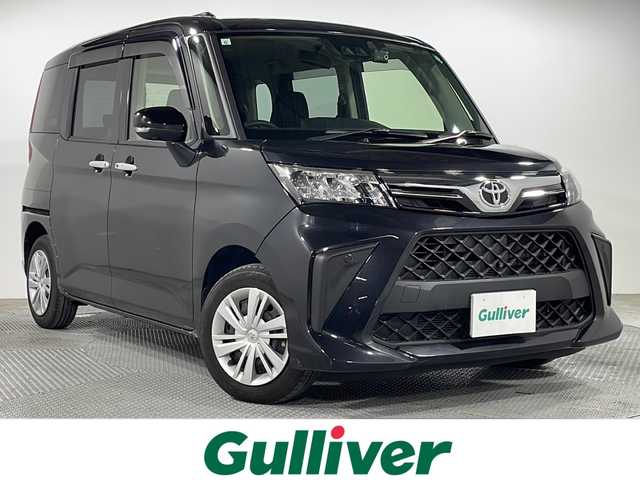 トヨタ ルーミー G 広島県 2021(令3)年 0.7万km ブラックマイカメタリック パノラミックビューモニター/純正ナビ/両側パワースライドドア/スマートアシスト/・衝突回避支援ブレーキ/・車線逸脱警報/・オートハイビーム/・誤発進抑制機能/・コーナーセンサー/LEDヘッドランプ/ETC2.0/ドライブレコーダー