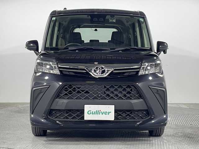 トヨタ ルーミー G 広島県 2021(令3)年 0.7万km ブラックマイカメタリック パノラミックビューモニター/純正ナビ/両側パワースライドドア/スマートアシスト/・衝突回避支援ブレーキ/・車線逸脱警報/・オートハイビーム/・誤発進抑制機能/・コーナーセンサー/LEDヘッドランプ/ETC2.0/ドライブレコーダー