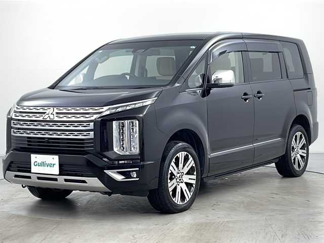 三菱 デリカＤ：５ G パワーパッケージ 道央・札幌 2021(令3)年 2.2万km ダイヤモンドブラックマイカ ・4WD/・純正10インチメモリーナビ/CD/DVD/SD/Bluetooth/HDMI/USB/・フルセグTV/・アラウンドビューモニター/・バックカメラ/・両側ワンタッチ開閉パワースライドドア/・オートサイドステップ/・パワーバックドア/・e-Asist/・衝突被害軽減ブレーキ/・レーダークルーズコントロール/・オートマチックハイビーム/・誤発進抑制機能/・車線逸脱警報/・ブラインドスポットモニター/・LEDヘッドライト/・パワーシート/・シートヒーター/・パドルシフト/・ステアリングヒーター/・ETC/・前後ドライブレコーダー/・スマートキー×2