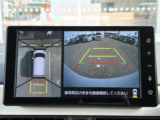 ダイハツ ムーヴ キャンバス ストライプス G 愛知県 2023(令5)年 1.9万km シャイニングホワイトパール/レイクブルーメタリック /禁煙/ワンオーナー/ディーラー整備記録簿R5.6.7//純正9インチディスプレイオーディオ/HDMI/USB/BT//フルセグ/AppleCarPlay/AndroidAuto//全方位カメラ/ETC/ディスプレイ連動純正ドラレコ//ワイヤレス充電//両側メモリ付きパワースライドドア//ステアリングスイッチ/シートヒーター//衝突契合機能/衝突回避支援ブレーキ機能//前後ブレーキ制御付き誤発進抑制機能//車線逸脱警報/路外逸脱警報/車線逸脱抑制制御機能//先行車発進告知/RSA/コーナーセンサー//アイドリングストップ//純正LEDオートライト/オートハイビーム//純正LEDフォグ//純正フロアマット//新車時保証書//取扱説明書//ドラレコ取扱説明書//ディスプレイオーディオ取扱説明書//スペアスマートキー有
