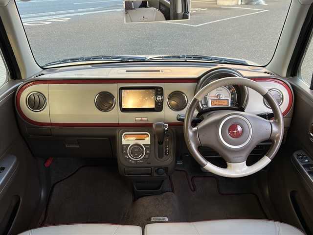 スズキ ラパン ショコラ X 神奈川県 2013(平25)年 5.8万km ミルクティーベージュメタリック/スペリアホワイト ワンオーナー/純正SDナビ/　USB/ワンセグTV/バックカメラ/ルーフラック/ビルトインETC/純正14インチAW/純正フロアマット/オートライト/電動格納ミラー/プッシュスタート/取扱説明書/保証書/スペアキー