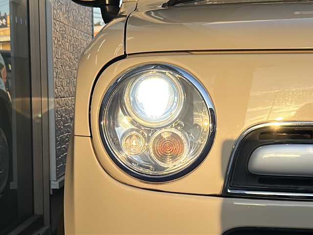 スズキ ラパン ショコラ X 神奈川県 2013(平25)年 5.8万km ミルクティーベージュメタリック/スペリアホワイト ワンオーナー/純正SDナビ/　USB/ワンセグTV/バックカメラ/ルーフラック/ビルトインETC/純正14インチAW/純正フロアマット/オートライト/電動格納ミラー/プッシュスタート/取扱説明書/保証書/スペアキー