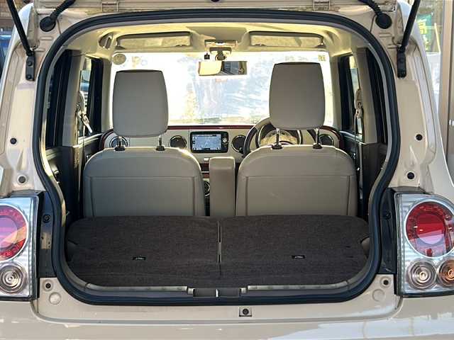 スズキ ラパン ショコラ X 神奈川県 2013(平25)年 5.8万km ミルクティーベージュメタリック/スペリアホワイト ワンオーナー/純正SDナビ/　USB/ワンセグTV/バックカメラ/ルーフラック/ビルトインETC/純正14インチAW/純正フロアマット/オートライト/電動格納ミラー/プッシュスタート/取扱説明書/保証書/スペアキー