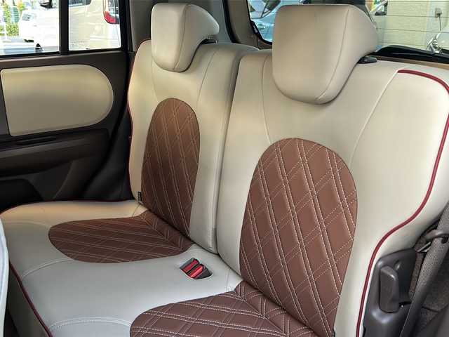 スズキ ラパン ショコラ X 神奈川県 2013(平25)年 5.8万km ミルクティーベージュメタリック/スペリアホワイト ワンオーナー/純正SDナビ/　USB/ワンセグTV/バックカメラ/ルーフラック/ビルトインETC/純正14インチAW/純正フロアマット/オートライト/電動格納ミラー/プッシュスタート/取扱説明書/保証書/スペアキー