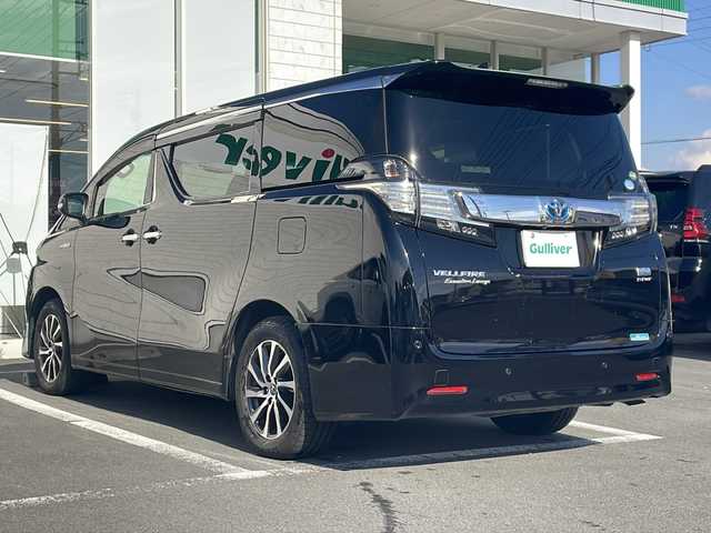トヨタ ヴェルファイア ハイブリット エグゼクティブ ラウンジ 静岡県 2015(平27)年 16.4万km ブラック /メーカーOPナビ/地デジTV//JBLサウンドシステム//バック/全方位カメラ//両側パワースライドドア//サンルーフ//レザーシート//シートヒーター//2列目シートヒーター/　ベンチレーション//パワーバックドア//セーフティセンス//オートハイビーム//ETC//スマートキー