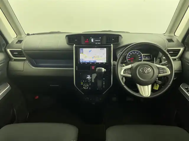 トヨタ ルーミー カスタムG－T 千葉県 2020(令2)年 4.4万km ブラックマイカメタリック 禁煙車/トヨタセーフティセンス/・先行車発進システム/・車線逸脱警報システム/・クリアランスソナー/両側電動ドア/純正9インチメモリナビ/・型番：NSZT-Y68T/・CD/DVD/Bluetooth/フルセグTV/・全方位カメラ/・ビルトインETC2.0/革巻きステアリング/・ステアリングスイッチ/クルーズコントロール/DNシートヒーター/純正フロアマット/純正ドアバイザー/純正15インチAW/電動格納ウインカーミラー/オートライト/・オートマチックハイビーム/・LEDヘッドライト/・LEDフォグランプ/アイドリングストップ/プッシュスタート/・スマートキー/・スペアキー