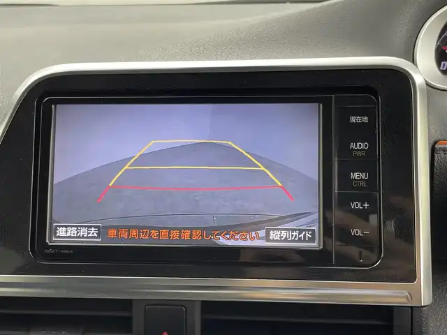 トヨタ シエンタ G 千葉県 2015(平27)年 15.1万km ブラックマイカ セーフティセンスC/・プリクラッシュセーフティシステム/・レーンディパーチャーアラート/・オートマチックハイビーム/・先行車発進告知機能/純正7インチメモリーナビ/・フルセグTV/・CD/DVD再生/・Bluetooth接続/・バックカメラ/純正フリップダウンモニター/両側パワースライドドア/スマートキー/シートヒーター/ETC/LEDヘッドライト/サイド/カーテンエアバッグ