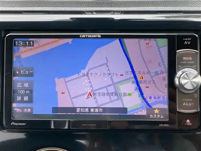 日産 デイズ ハイウェイスターG ターボ 静岡県 2016(平28)年 5.2万km ブラック ハイビームアシスト/社外7インチメモリーナビ(AVIC-RW33)/　AM FM CD DVD USB/ETC/純正15インチアルミホイール/HIDオートヘッドランプ/スマートキー＆プッシュスタート/革巻きステアリング/フロントフォグランプ/アイドリングストップ/純正フロアマット/エマージェンシーブレーキ/フルセグTV/アラウンドビューモニター