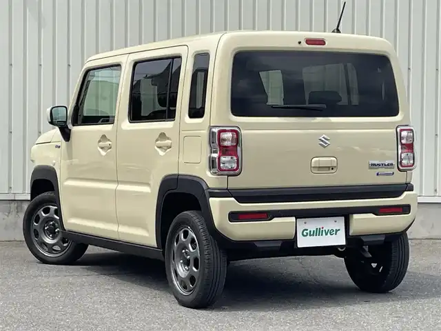 スズキ ハスラー HYBRID G 山形県 2023(令5)年 0.8万km シフォンアイボリーM デュアルカメラブレーキサポート/レーダークルーズコントロール/オートヘッドライト/シートヒーター/アイドリングストップ/コーナーセンサー/ステアリングスイッチ/電動格納ミラー/ミラーヒーター/AAC/スマートキー×2
