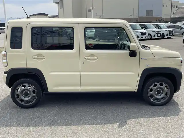 スズキ ハスラー HYBRID G 山形県 2023(令5)年 0.8万km シフォンアイボリーM デュアルカメラブレーキサポート/レーダークルーズコントロール/オートヘッドライト/シートヒーター/アイドリングストップ/コーナーセンサー/ステアリングスイッチ/電動格納ミラー/ミラーヒーター/AAC/スマートキー×2
