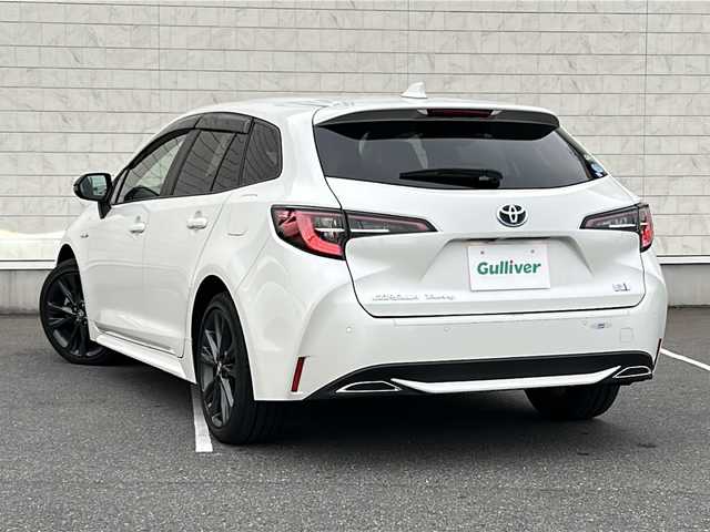 トヨタ カローラツーリング ハイブリッド ダブルバイビー 茨城県 2020(令2)年 4.2万km ホワイトパールクリスタルシャイン 純正ディスプレイオーディオ＆ナビ機能付き/(BT・ラジオ再生)/オプションDVDデッキ付き/レーダークルーズコントロール/レーンアシスト/プリクラッシュセーフティ/コーナーセンサー/ビルトインETC/ドライブレコーダー/バックカメラ/オートライト/LEDヘッドライト/純正17inアルミホイール/フロアマット/スマートキー/スペアキー