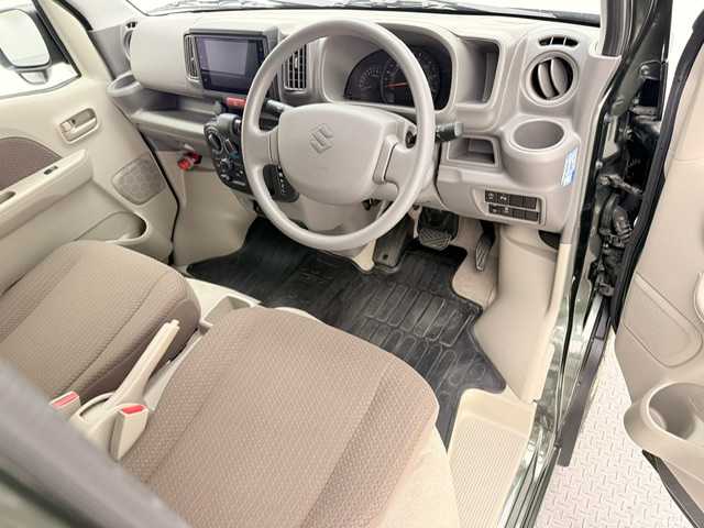 スズキ エブリイ JOIN 兵庫県 2022(令4)年 2.5万km クールカーキPM 純正ディスプレイオーディオ/BT USB Apple Car Play Android Auto/バックカメラ/衝突軽減ブレーキ/LDA/コーナーセンサー/アイドリングストップ/オーバーヘッドコンソール/オートライト/純正ラバーマット/リモコンキー/社外14インチアルミ/ブロックタイヤ