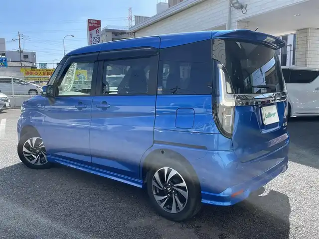 スズキ ソリオ バンディット HV MV 大分県 2022(令4)年 4.9万km スピーディーブルーM ワンオーナー/純正メーカーナビ【フルセグ/DVD/BTオーディオ】/全方位カメラ/両側パワースライドドア/純正15インチアルミホイール/レーダークルーズコントロール/衝突被害軽減ブレーキ/クリアランスソナー/レーンアシスト/ヘッドアップディスプレイ/ビルトインETC2.0/後席サーキュレーター/LEDヘッドライト/LEDフォグランプ/オートライト/ウインカーミラー/レザーステアリング/ステアリングリモコン/チルトステアリング/充電用USBソケット/前席シートヒーター/運転席シートリフター/アイドリングストップ/横滑り防止装置/リアプライバシーガラス/ドアバイザー/フロアマット/電動格納ミラー/サイド&Wエアバッグ/ABS/スマートキー×2/保証書/車両取説/ナビ取説