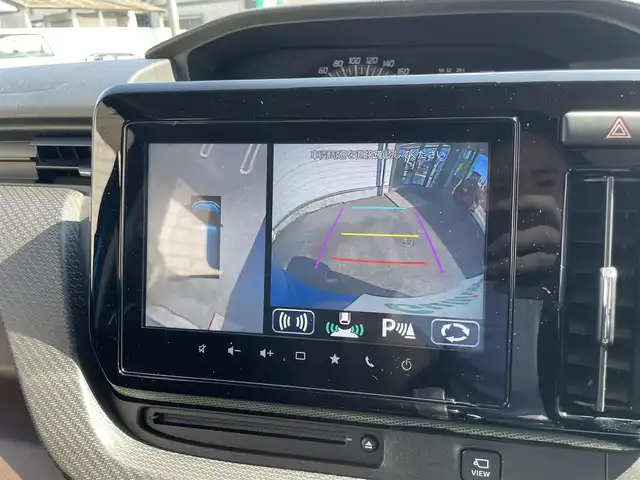 スズキ ソリオ バンディット HV MV 大分県 2022(令4)年 4.9万km スピーディーブルーM ワンオーナー/純正メーカーナビ【フルセグ/DVD/BTオーディオ】/全方位カメラ/両側パワースライドドア/純正15インチアルミホイール/レーダークルーズコントロール/衝突被害軽減ブレーキ/クリアランスソナー/レーンアシスト/ヘッドアップディスプレイ/ビルトインETC2.0/後席サーキュレーター/LEDヘッドライト/LEDフォグランプ/オートライト/ウインカーミラー/レザーステアリング/ステアリングリモコン/チルトステアリング/充電用USBソケット/前席シートヒーター/運転席シートリフター/アイドリングストップ/横滑り防止装置/リアプライバシーガラス/ドアバイザー/フロアマット/電動格納ミラー/サイド&Wエアバッグ/ABS/スマートキー×2/保証書/車両取説/ナビ取説