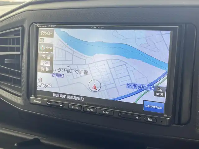ダイハツ ミラ イース L SAⅢ 群馬県 2020(令2)年 7万km ブライトシルバーメタリック 社外ナビ/TV・ＢＴ/衝突軽減/オートハイビーム/コーナーセンサー前後/横滑り防止/ドラレコ/ＥＴＣ
