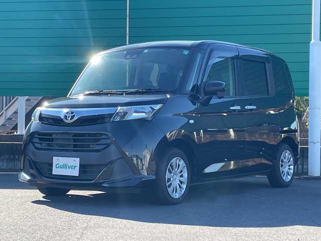 トヨタ タンク X S 茨城県 2019(平31)年 5.2万km ブラックマイカメタリック 社外ナビ/Bluetooth接続/フルセグTV/ETC/パワースライドドア/横滑り防止装置/衝突軽減システム/クリアランスソナー/アイドリングストップ/オートライト/オートマチックハイビーム/純正フロアマット/スマートキー/プッシュスタート