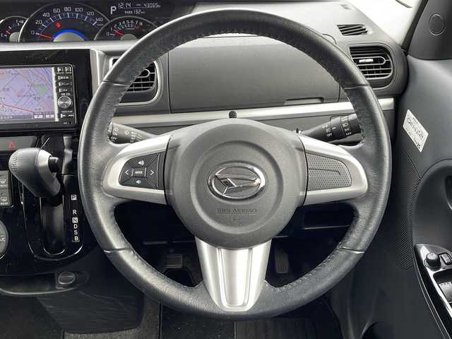 ダイハツ タント カスタム RS SA 長野県 2015(平27)年 4.3万km パールホワイトⅢ ４WD　/フルセグ　/バックカメラ　/SDナビ　/両側パワースライドドア　/プッシュスタート　/Bluetooth接続　/CD/DVD　/ステアリングスイッチ　/LEDヘッドライト　/オートライト　/衝突軽減システム　/横滑り防止　/盗難防止