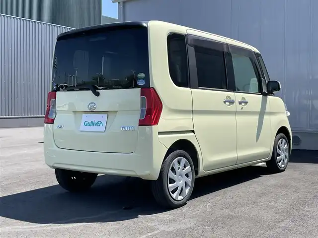 ダイハツ タント L SA 千葉県 2015(平27)年 3.9万km コットンアイボリー 禁煙車/スマートアシスト/・衝突警報機能/・衝突回避支援ブレーキ機能/・誤発進抑制機能（前方）/・先行車発進お知らせ機能/社外７インチナビ/・フルセグTV/CD/SD/両側スライドドア/エアコン/リモコンキー/パワーステアリング/パワーウインドウ/電動格納ミラー/保証書、取説/スペアキー